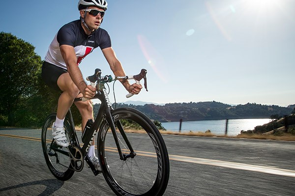 road cycling on tarmac